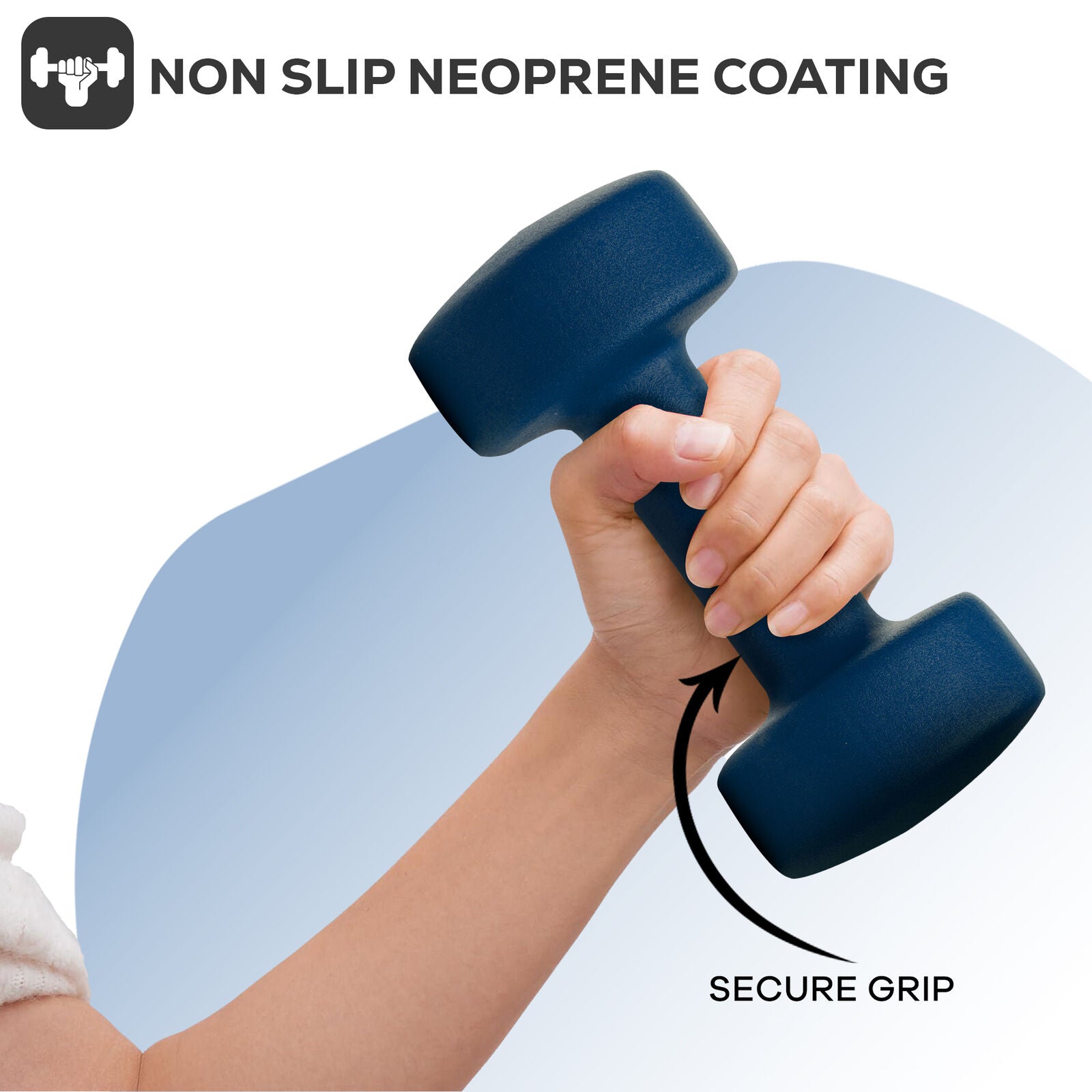 Neoprene Dumbbell Weight Set for Home Gym and Aerobic Fitness