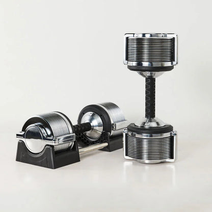Adjustable Dumbbell 32KG Dumbbell Adjustable Weight Weight Display Automatic Locking Home Dumbbell Set