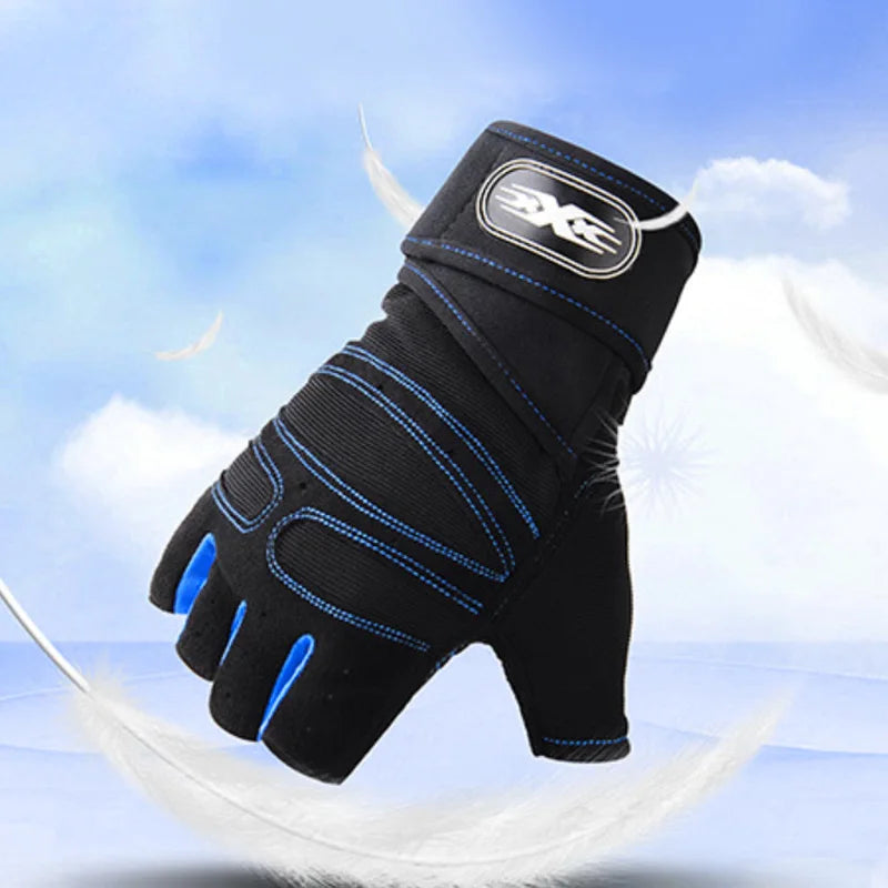 Professional Fitness Gloves for Men and Women - Weight Lifting, Bodybuilding, and Sports Training with Shockproof Wrist Support