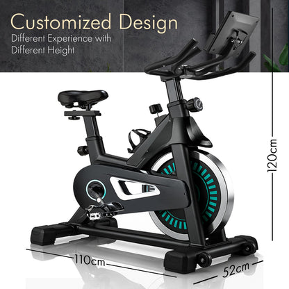 Indoor Fitness Spinning Bike with 10KG Flywheel for Cardio Training