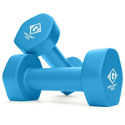 Neoprene Dumbbell Weight Set for Home Gym and Aerobic Fitness