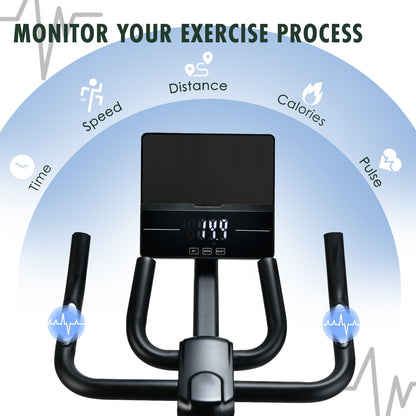 Indoor Fitness Spinning Bike with 10KG Flywheel for Cardio Training