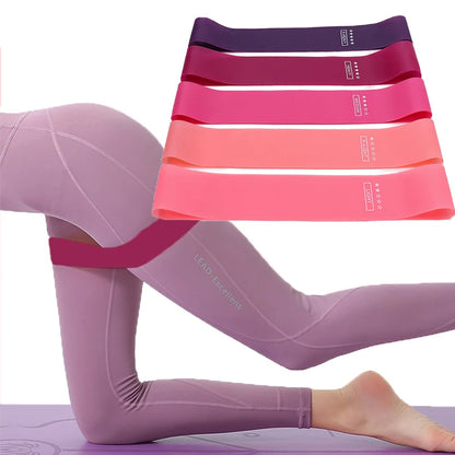 Professional Fitness Training Equipment Set with Elastic Resistance Bands for Gym Workouts, Yoga, Bodybuilding, and Pilates
