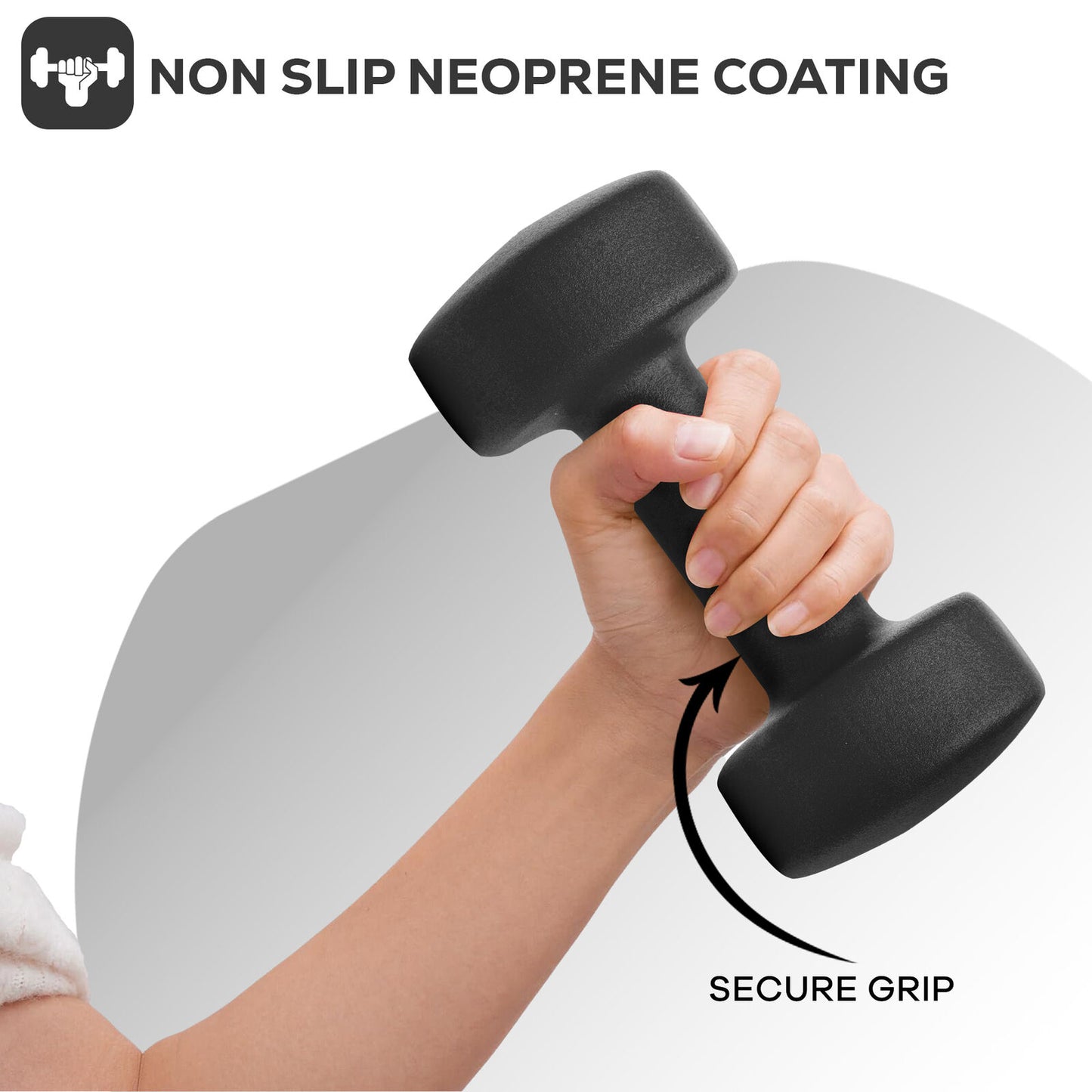 Neoprene Dumbbell Weight Set for Home Gym and Aerobic Fitness