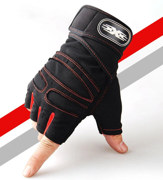 Professional Fitness Gloves for Men and Women - Weight Lifting, Bodybuilding, and Sports Training with Shockproof Wrist Support