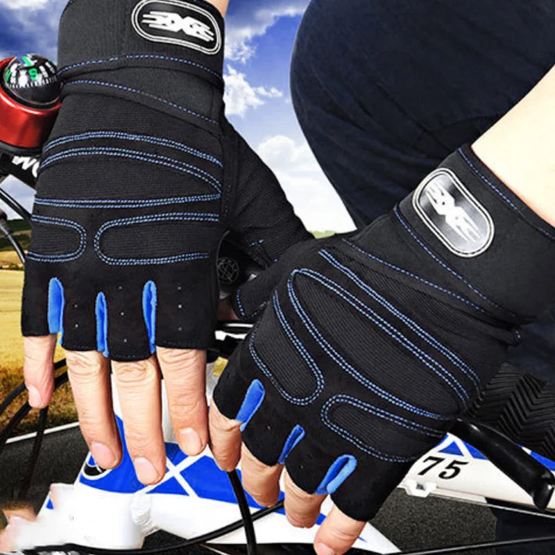 Professional Fitness Gloves for Men and Women - Weight Lifting, Bodybuilding, and Sports Training with Shockproof Wrist Support