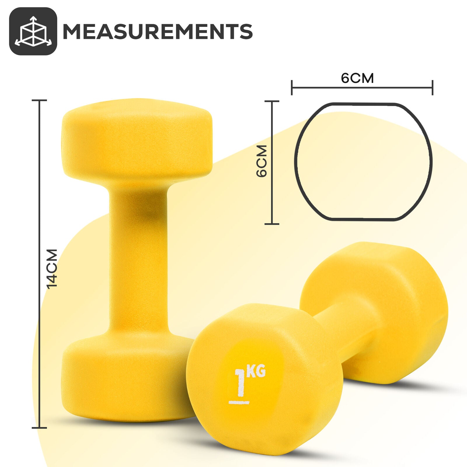 Neoprene Dumbbell Weight Set for Home Gym and Aerobic Fitness