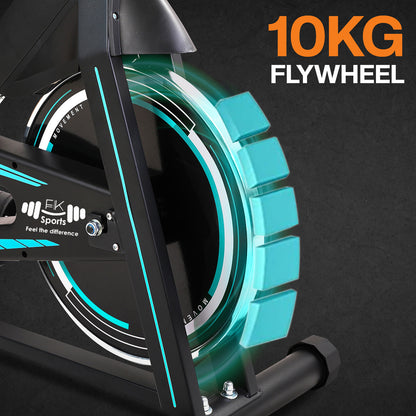Indoor Fitness Spinning Bike with 10KG Flywheel for Cardio Training