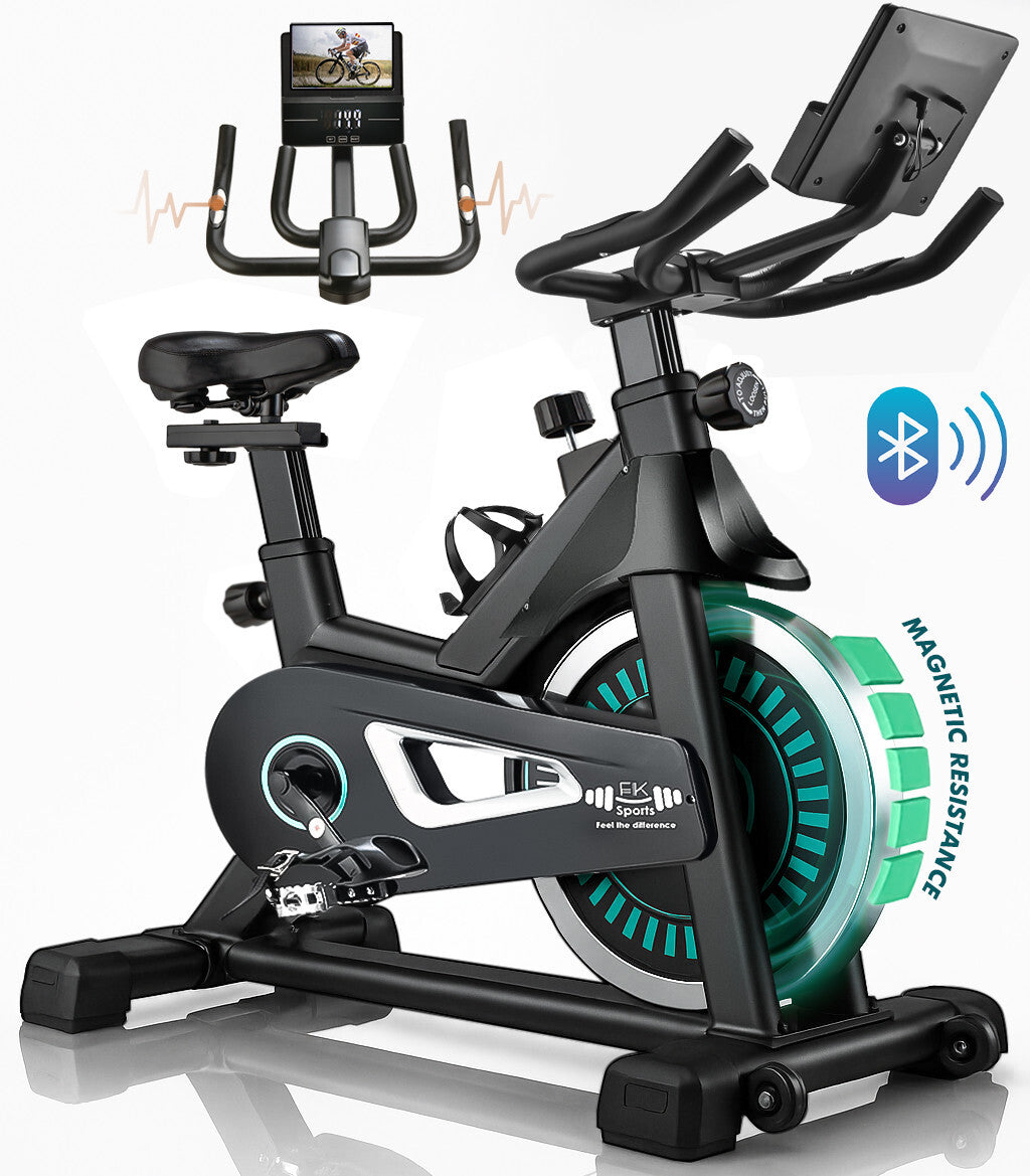 Indoor Fitness Spinning Bike with 10KG Flywheel for Cardio Training