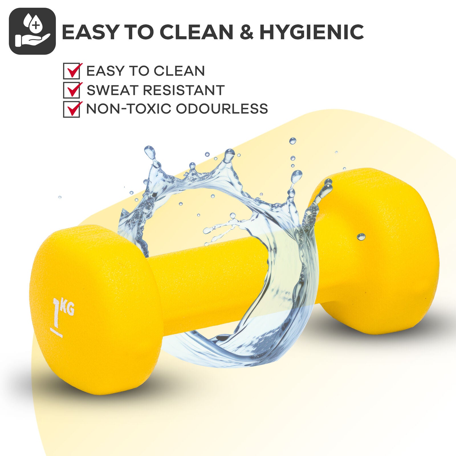 Neoprene Dumbbell Weight Set for Home Gym and Aerobic Fitness